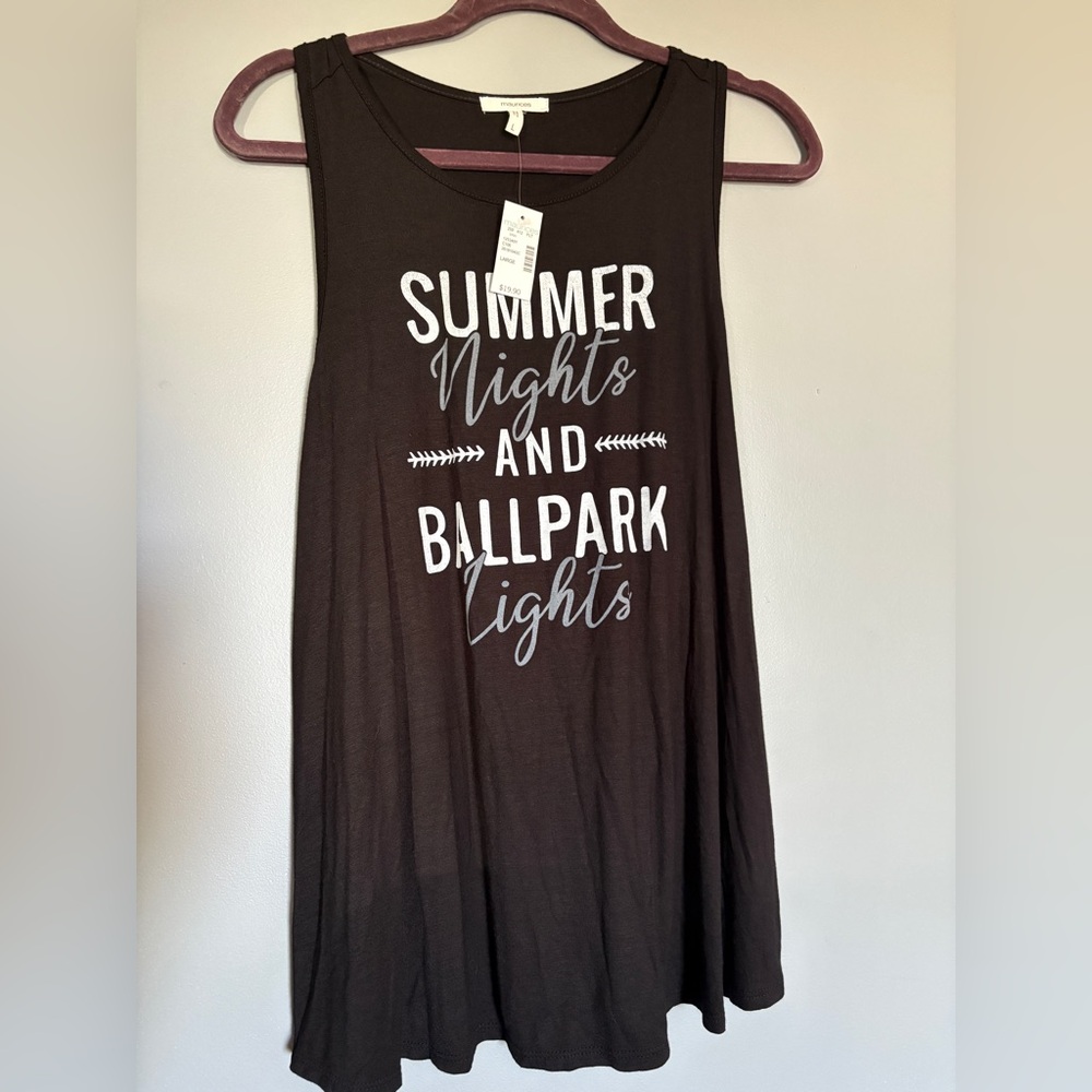 Maurices Black Graphic Tank Top
